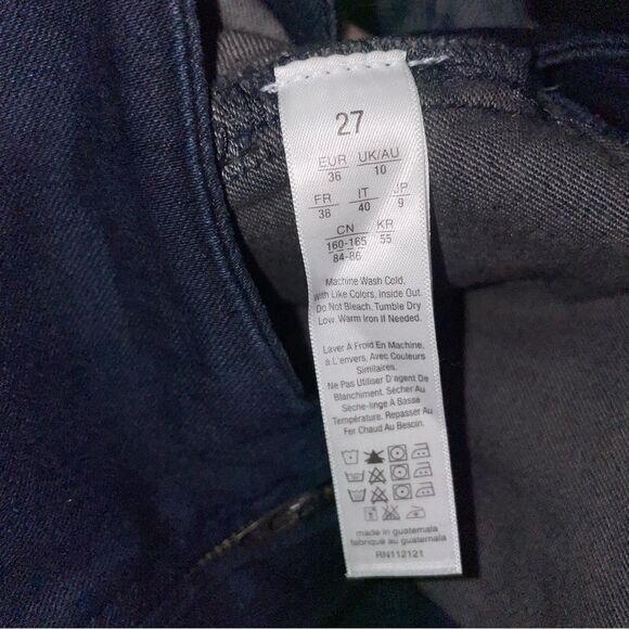 Spanx Size 27 The Signature Straight Dark Wash - Picture 9 of 9